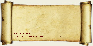 Nikolaj Branković vizit kartica